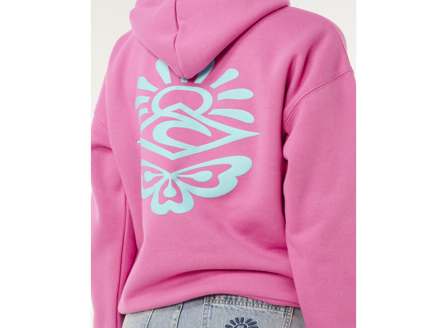 Rip Curl Icons Of Surf Heritage Hood Super Pink