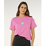 Rip Curl Icons Of Surf Relaxed T-shirt Super Pink