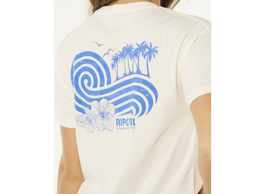Rip Curl Ocean Break Relaxed T-shirt Bone