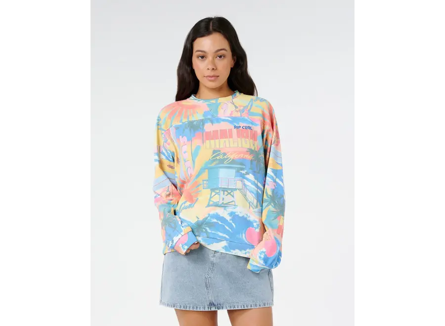 Surf Side Relaxed Crew Multico