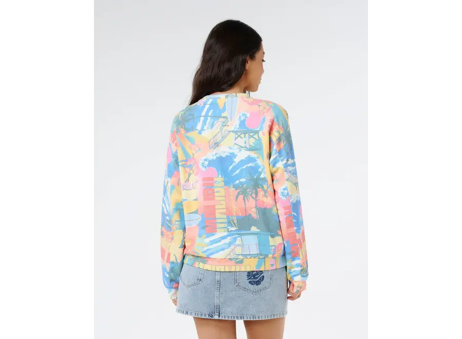 Rip Curl Surf Side Relaxed Crew Multico