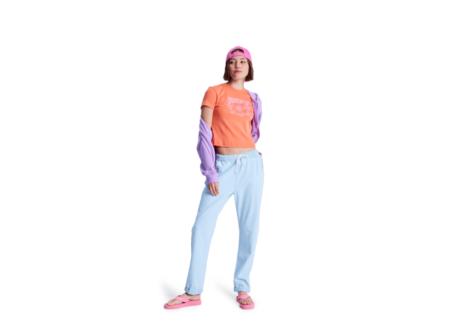 Roxy Slow Swell Regular Denim Pants Light Blue