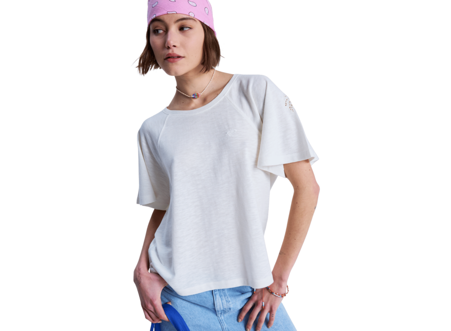 Time For Palm Knit Crew Neck Coconut Milk