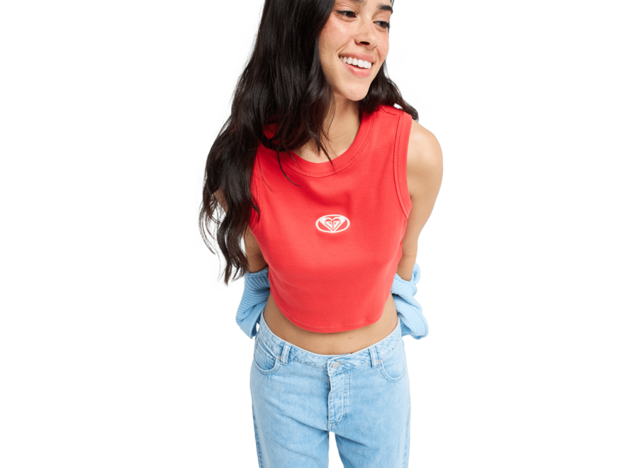 Roxy Iconic Days Knit Tank Top Hibiscus