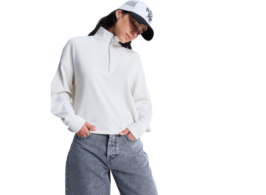 Roxy Carefree Cool Knit Top Coconut Milk