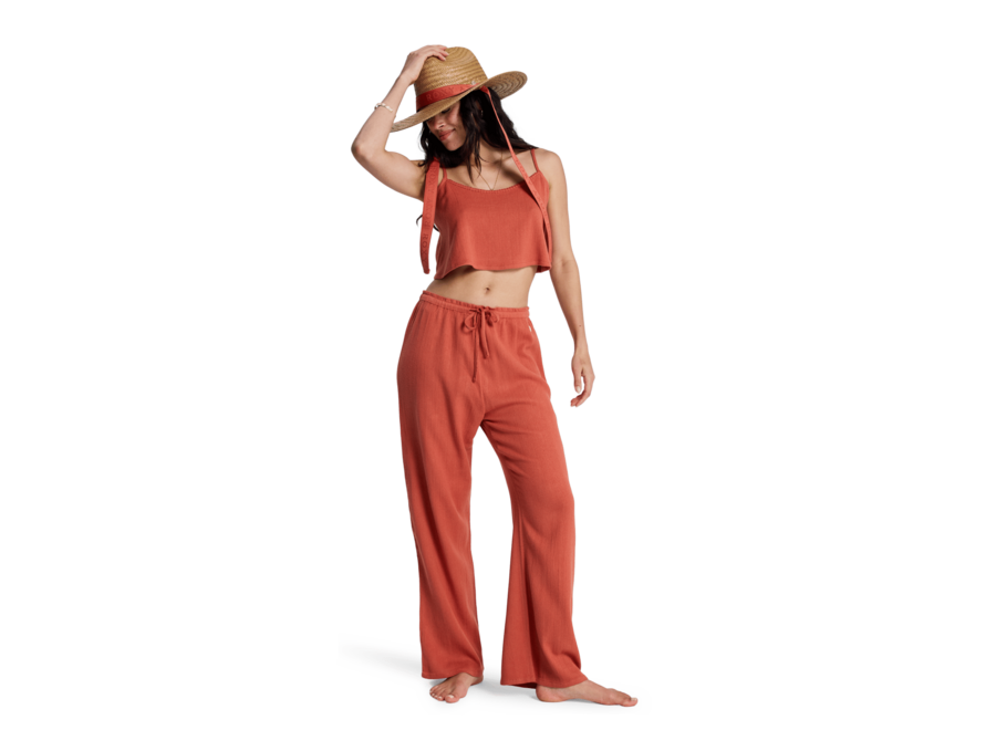 Roxy Nazare Surf Spot Swim Coverup Ginger Spice