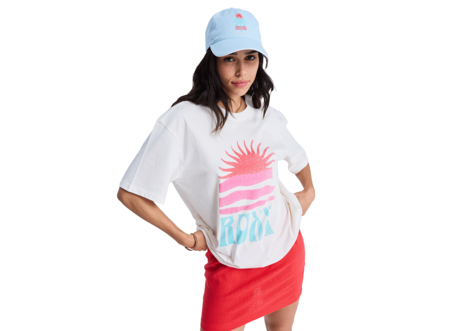 Roxy Hangloose Poster T-Shirt Coconut Milk