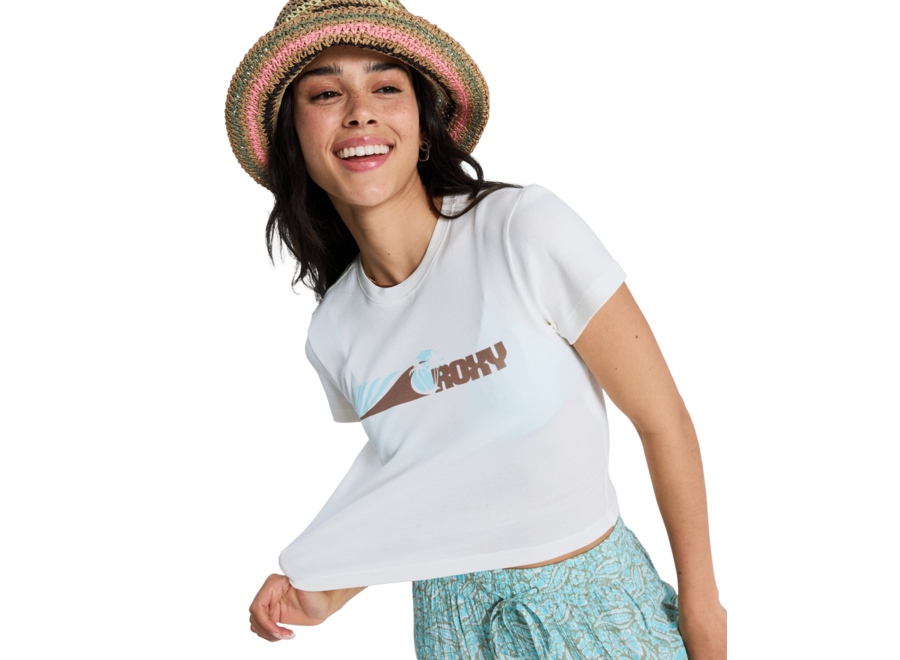 Roxy Beach Love T-Shirt Coconut Milk