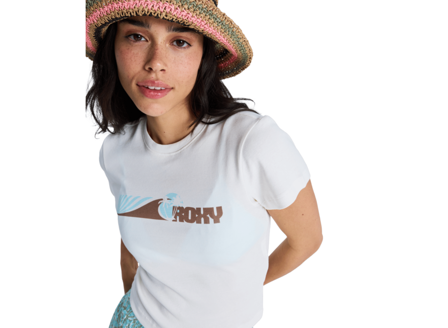 Roxy Beach Love T-Shirt Coconut Milk