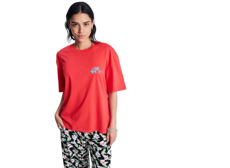 Roxy Hangloose Poster T-Shirt Hibiscus