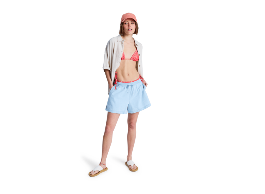 Roxy Lekeitio Denim Shorts Light Blue