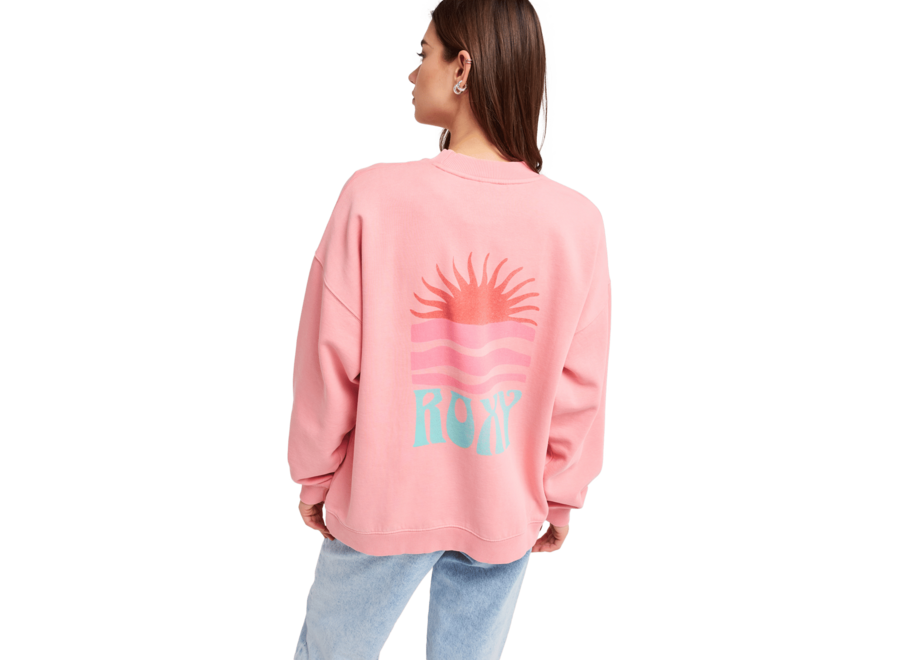 Roxy Lineup Oversize Pullover Plumeria