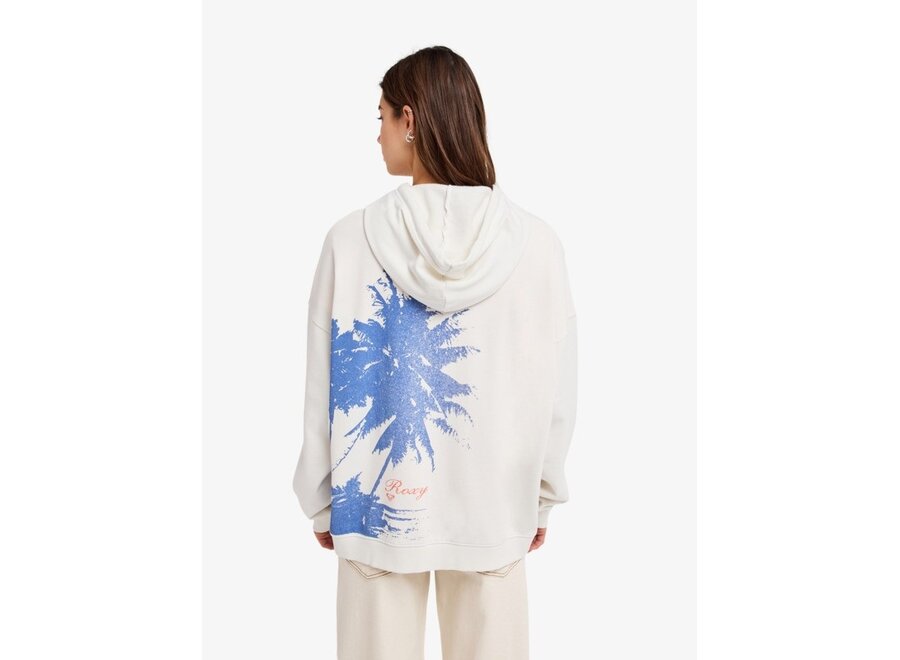 Roxy Lineup Oversized Pullover Coconut Milk