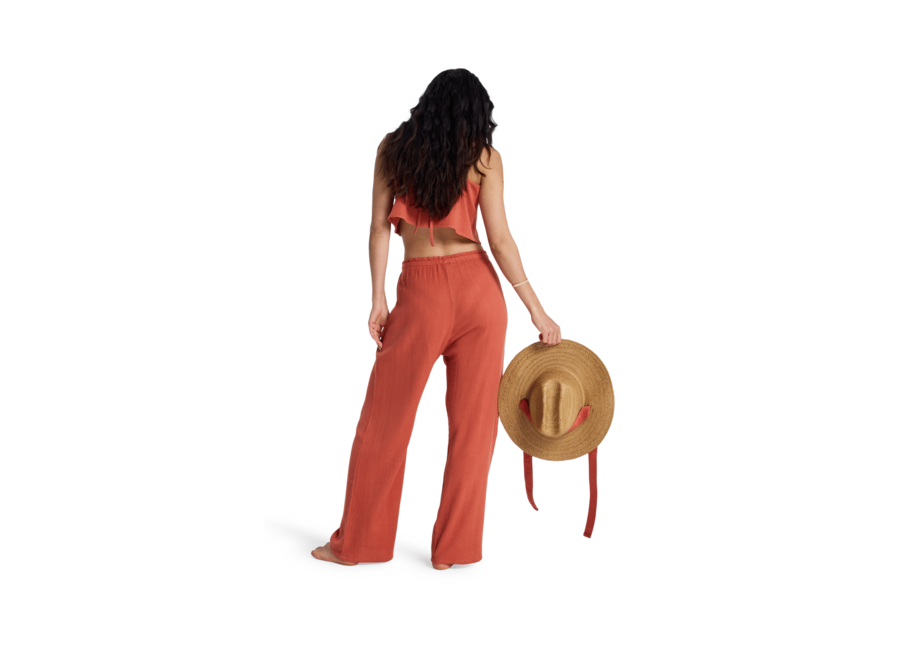 Roxy Nazare Surf Spot Swim Coverup Ginger Spice