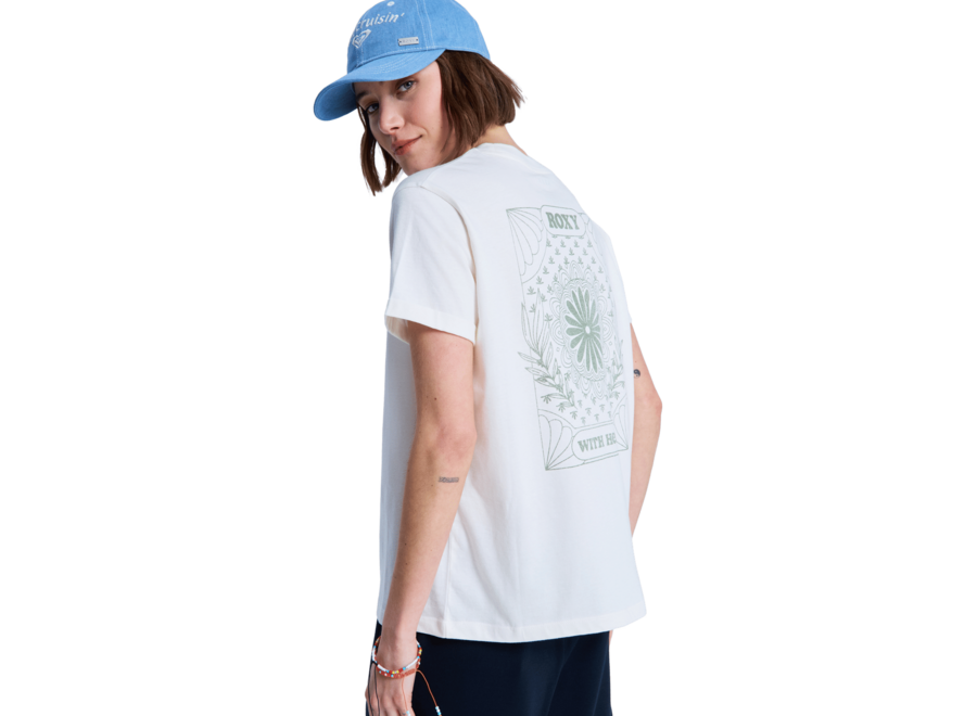 Roxy Ocean Regular T-Shirt Coconut Milk