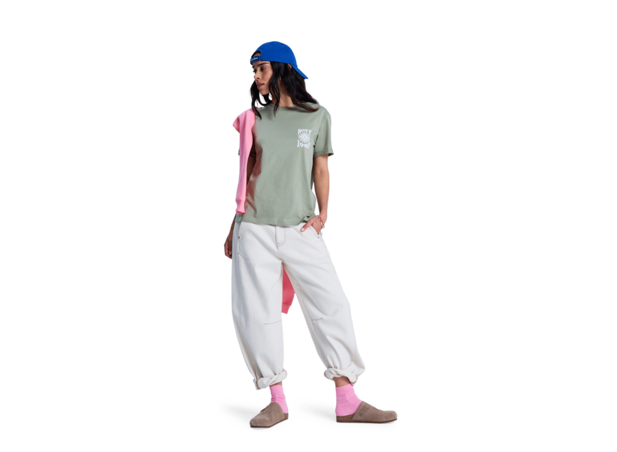 Roxy Ocean Regular T-Shirt Oil Green