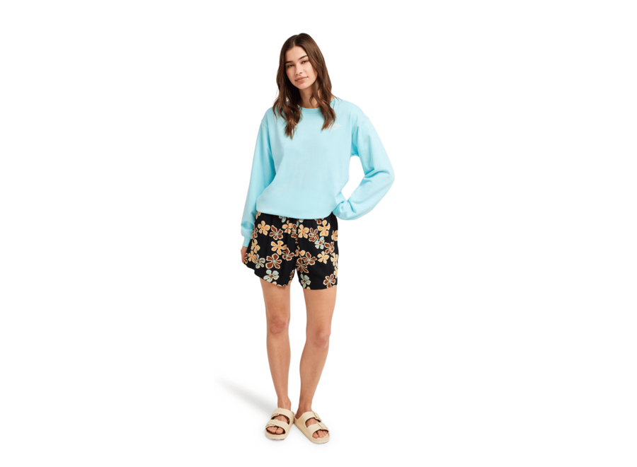 Roxy Surf Stoked Fleece Crew Neck Tanager Turquoise