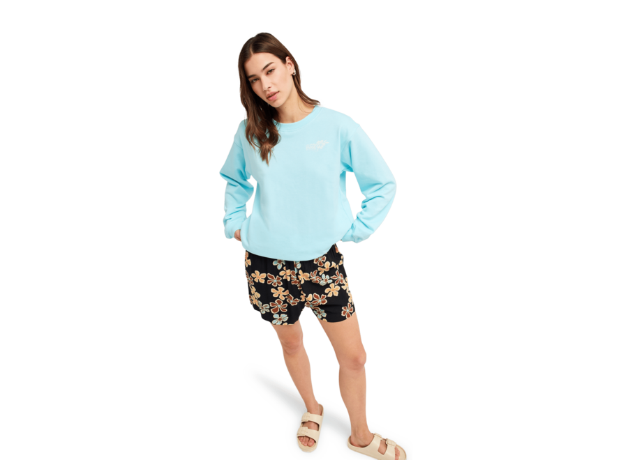 Surf Stoked Fleece Crew Neck Tanager Turquoise