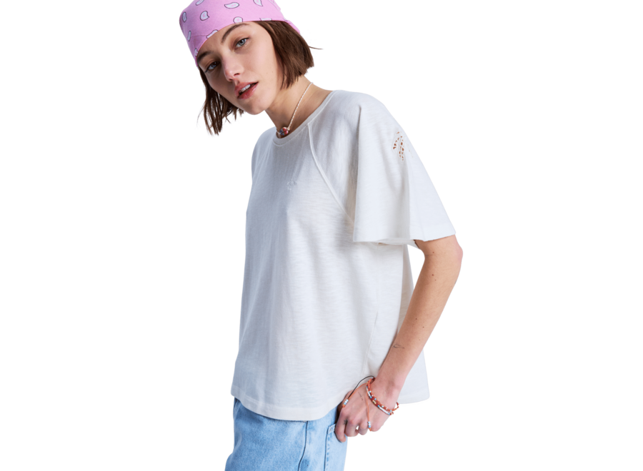 Roxy Time For Palm Knit Crew Neck Coconut Milk