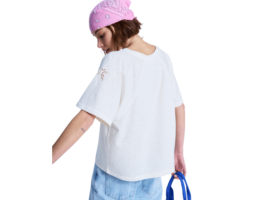 Roxy Time For Palm Knit Crew Neck Coconut Milk