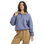 Billabong Wave Break Half Fleece Top Stone Blue