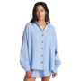 Billabong Swell Blouse Woven Top Twilight Blue