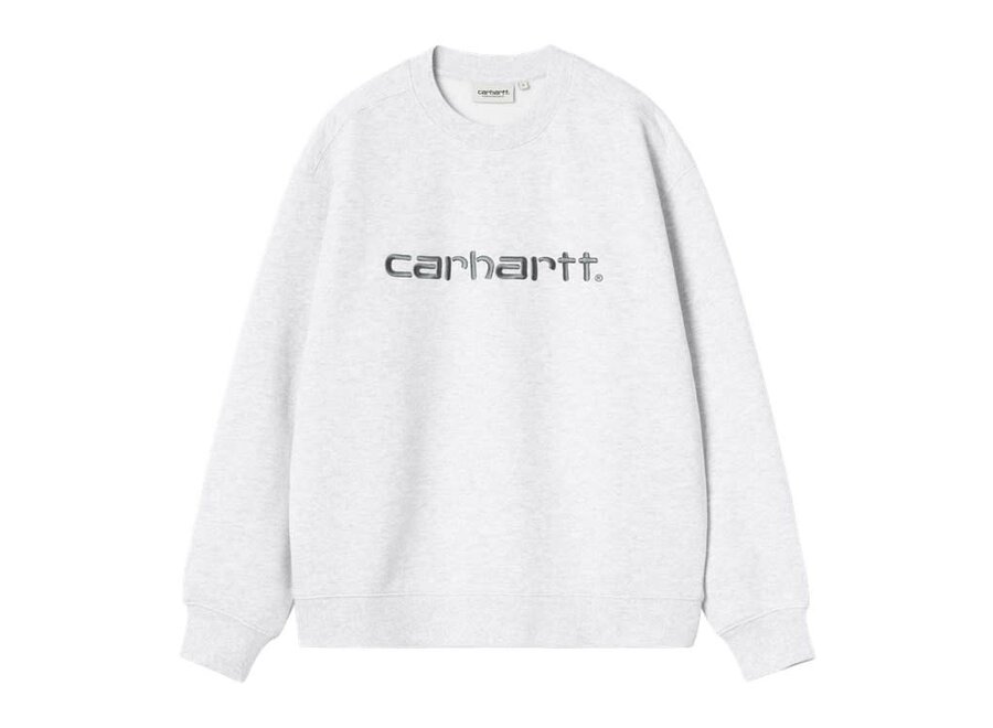 Carhartt WIP W' Carhartt Sweat Ash Heather / Velvet Green