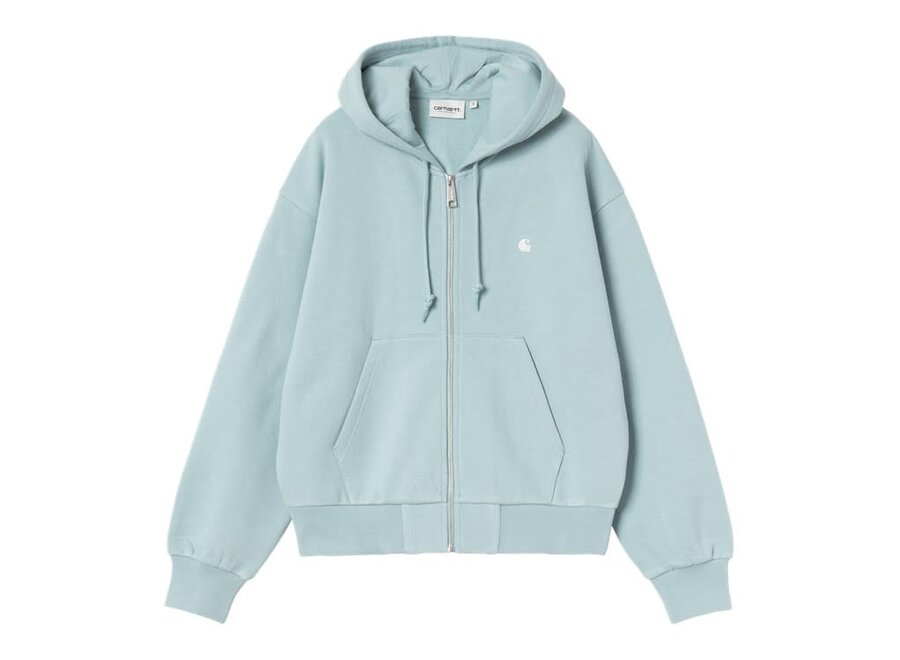 W' Hooded Casey Jacket Tourmaline / Silver