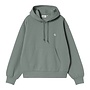 Carhartt WIP W' Hooded Casey Sweatshirt Velvet Green / Silver