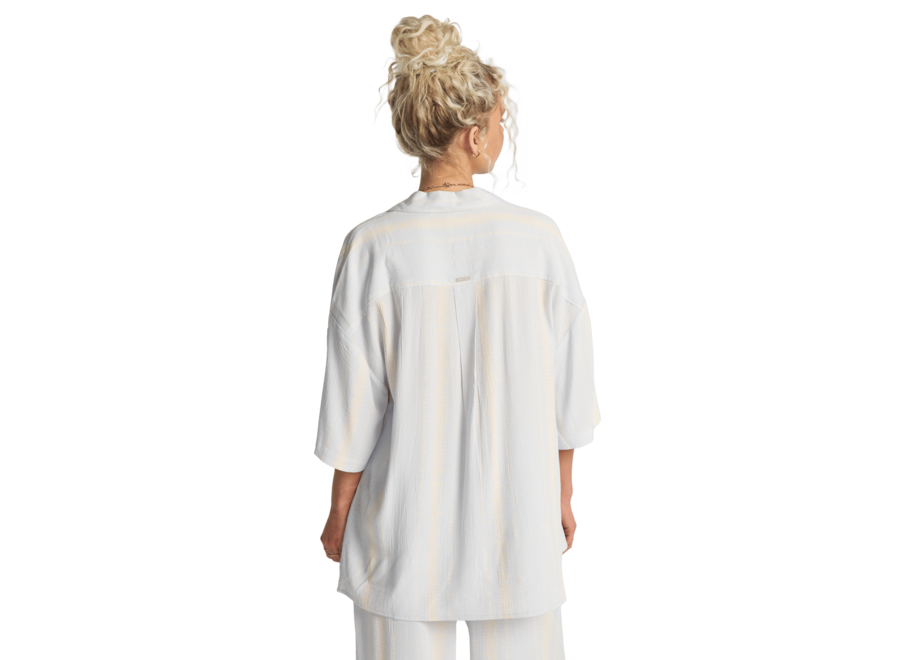 Billabong Beach Side Woven Top Mist Blue