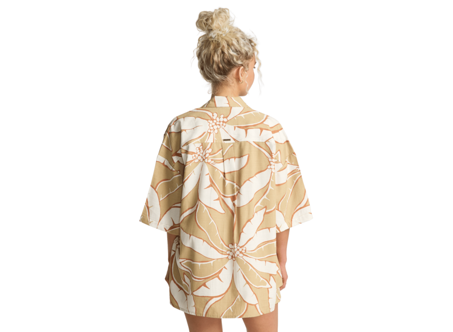 Billabong Beach Side Woven Top Stone