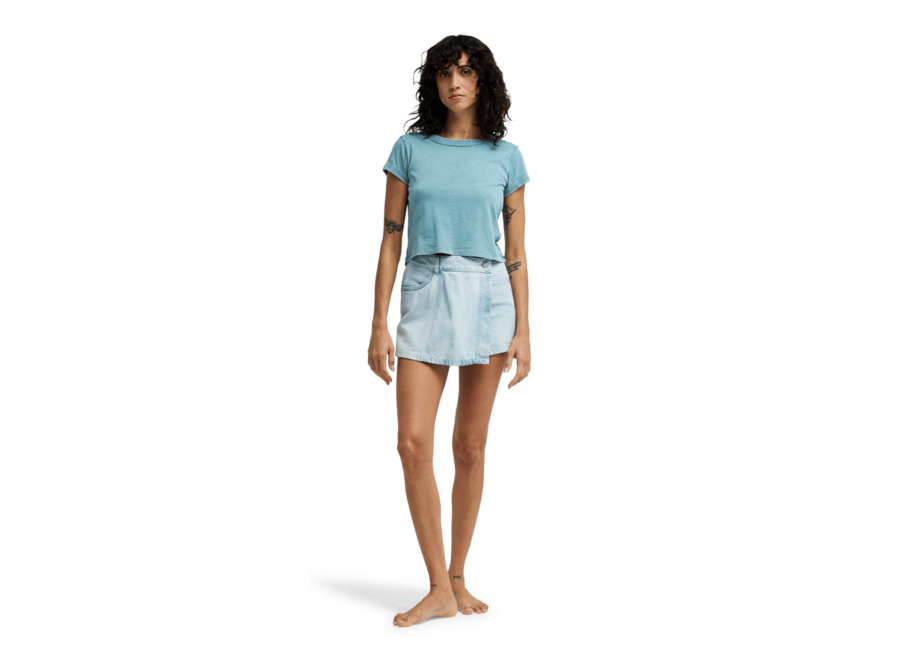 Billabong Daily T-shirt Salt Knit Top Mist Blue