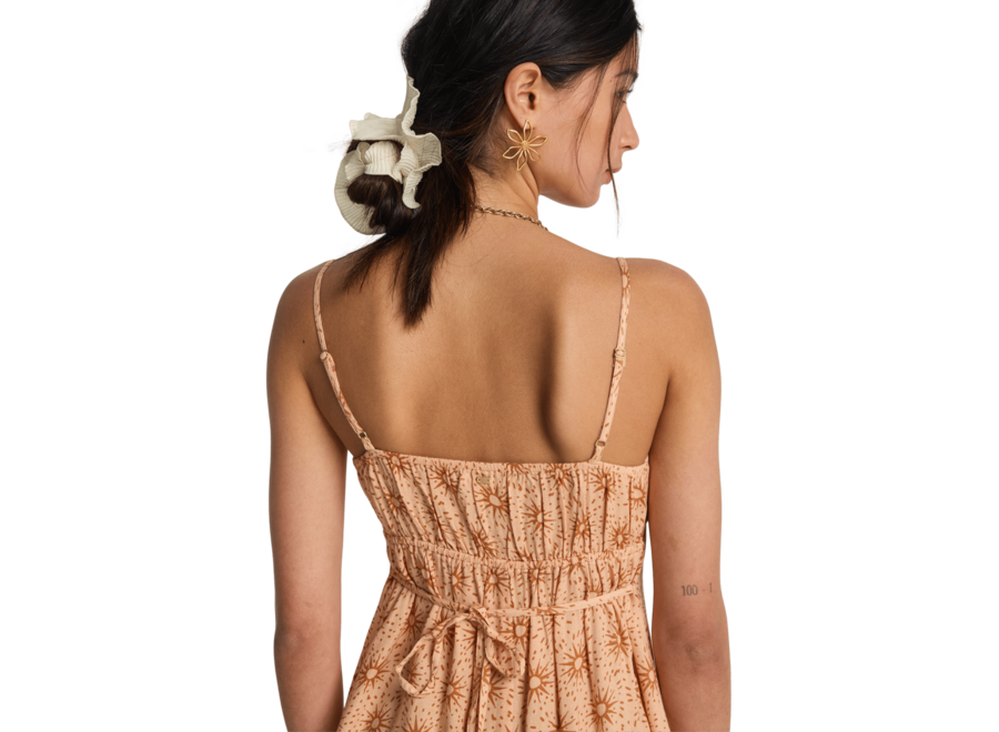 Billabong Dreaming Of Sun Woven Dress Light Peach