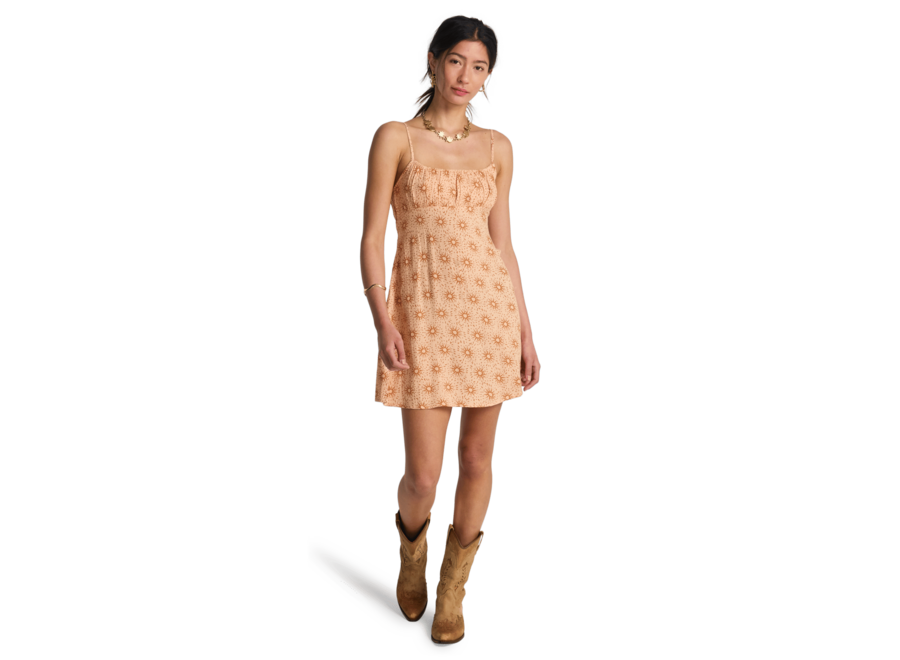 Billabong Dreaming Of Sun Woven Dress Light Peach