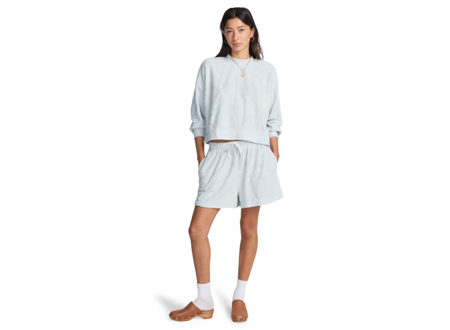 Billabong Tempo Crew Fleece Top Mist Blue