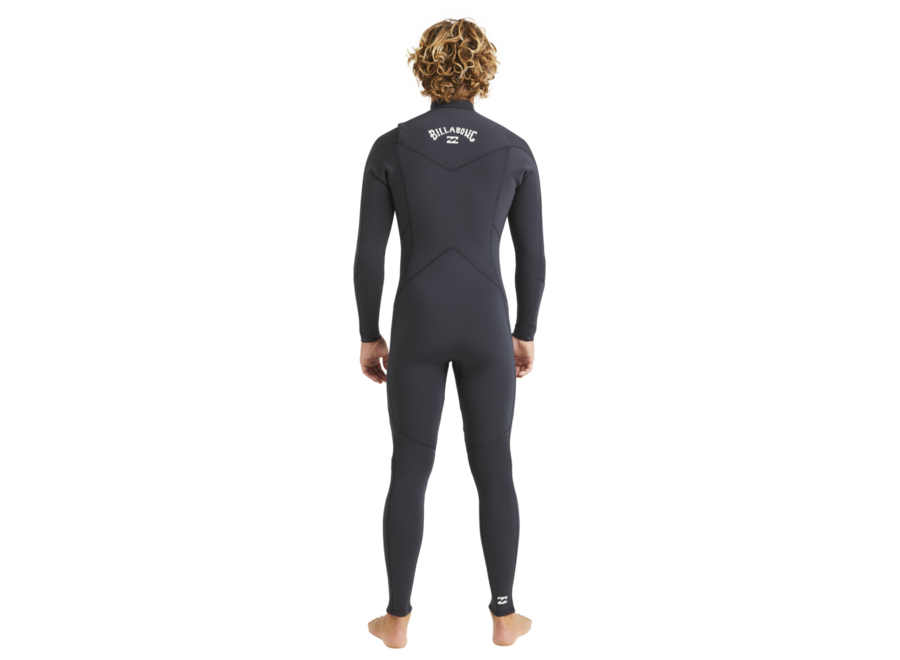 Billabong 4/3mm Absolute Natural Chest Zip Wetsuit Black