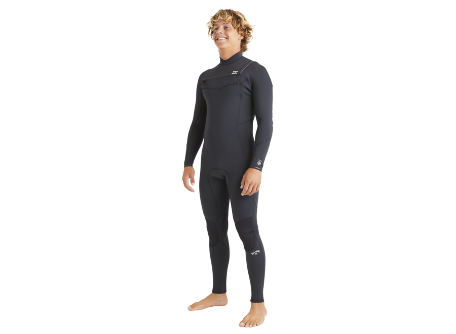 Billabong 4/3mm Absolute Natural Chest Zip Wetsuit Black