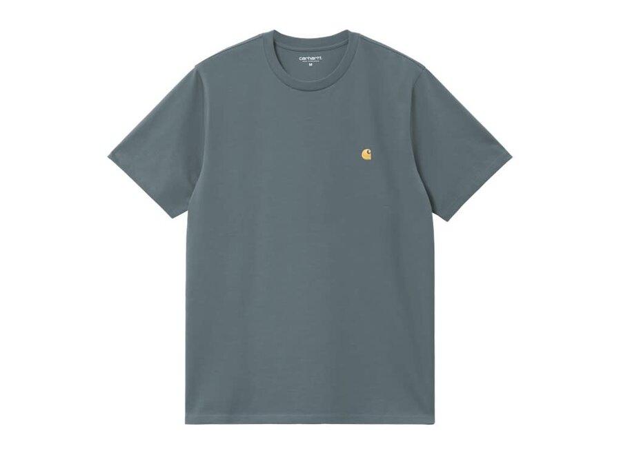 S/S Chase T-Shirt Cozy Blue / Gold