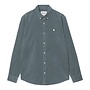 Carhartt WIP L/S Madison Fine Cord Shirt Cozy Blue / Wax
