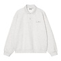 Carhartt WIP WIP Label Polo Sweat Ash Heather