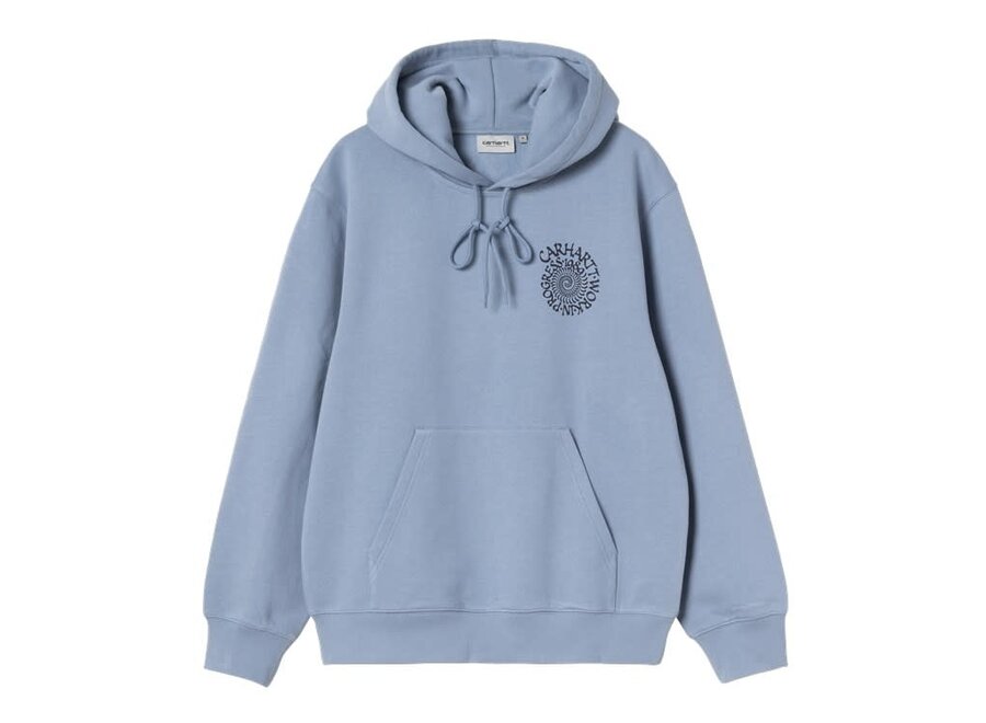 Hooded Spiral Sweat Gentle Blue