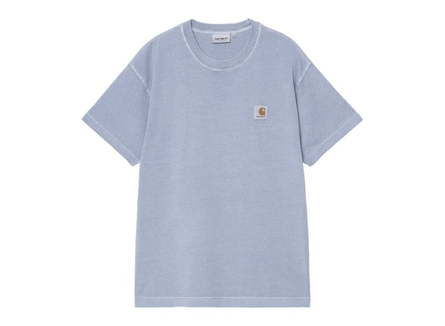 Carhartt WIP S/S Nelson Waffle T-Shirt Gentle Blue Garment Dyed