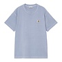 Carhartt WIP S/S Nelson Waffle T-Shirt Gentle Blue Garment Dyed