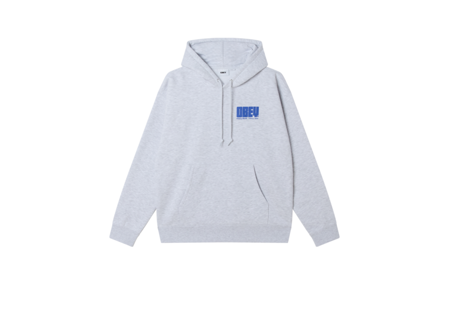 Obey Heavy Ideas Hood Ash Grey