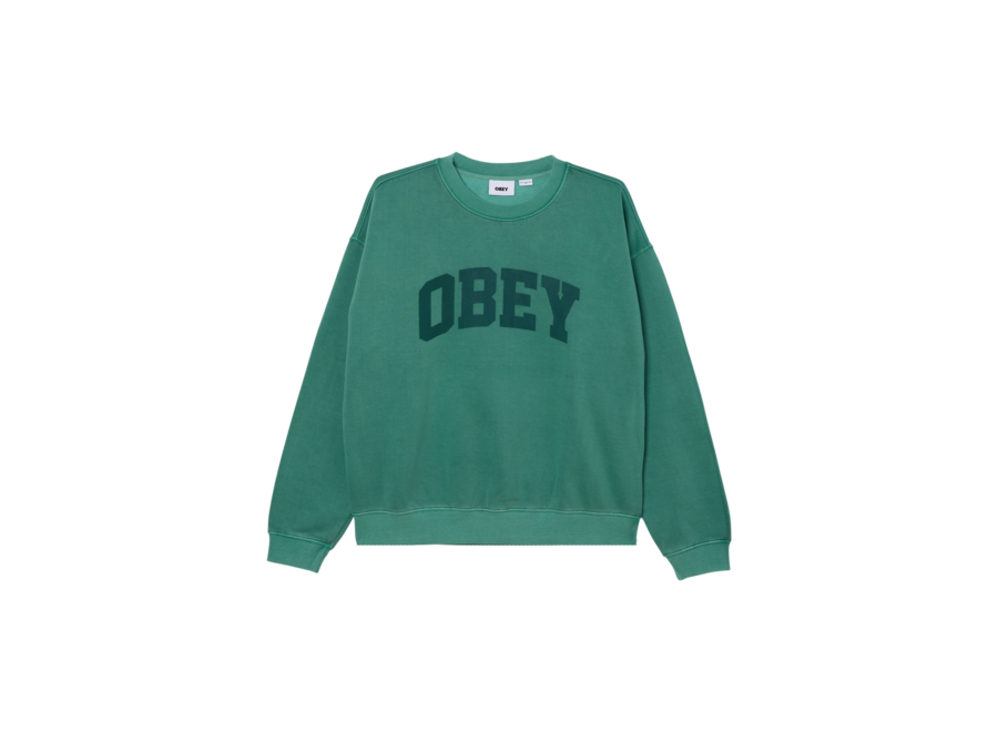 Obey Collegiate Pigment Crew Pigment Rainforest