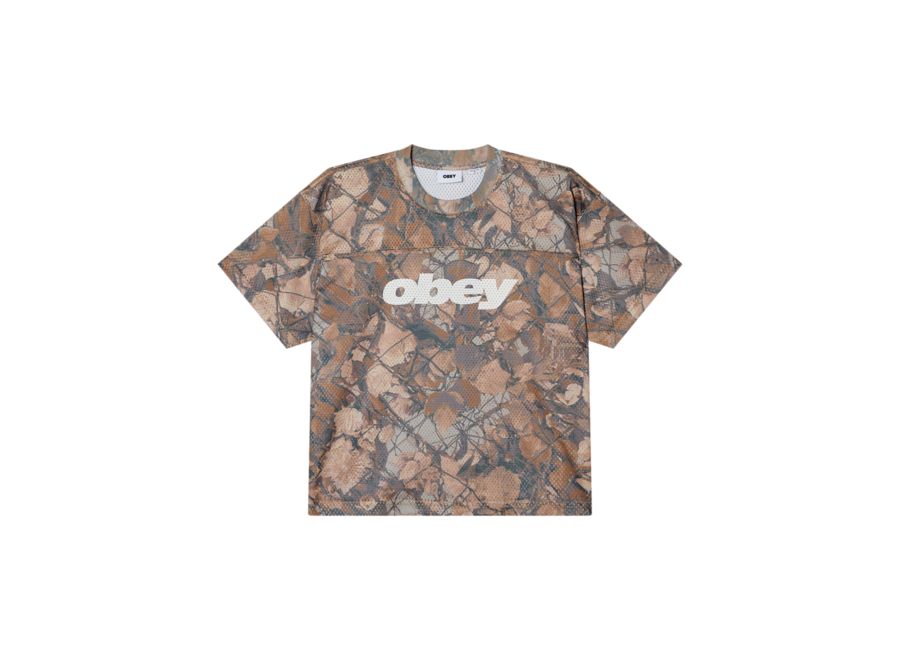 Obey Practice Jersey Ss Fence Camo