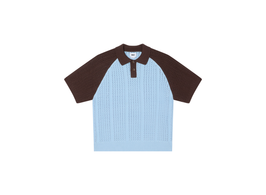 Obey Abel Polo Sweater Skyway Multi