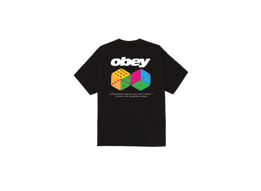 Obey Dice T‑Shirt Black