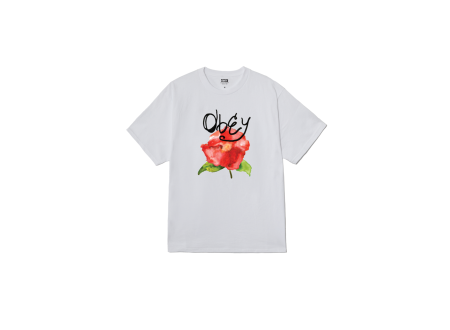 Obey Watercolor Poppy White