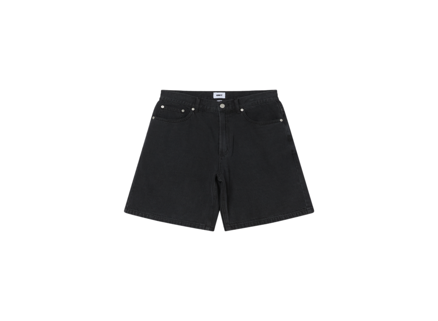 Emerson Denim Short Washed Black